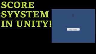 Click a button to add a score in Unity