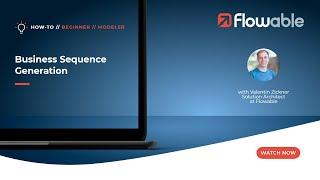 Business Sequence Generation | How-To | Flowable