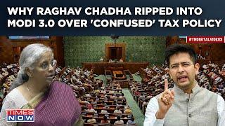 Raghav Chadha In Action Again: AAP MP Rips 'Confused Tax Policy', Modi 3.0 Budget In Parliament