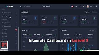 (01) Integrate Admin Dashboard in Laravel 9 | Intro with Series | Integrate Admin Theme in Laravel