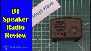 BT Speaker Radio Review  GMH 084