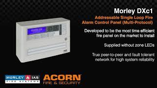 Morley DXc1 Addressable Single Loop Fire Alarm Control Panel (Multi-Protocol)