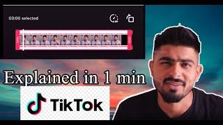 ONE MINUTE TUTORIAL | How to upload longer videos on tik tok more than 1 min 2021 android and iphone