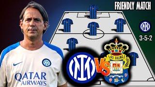 INTER MILAN VS LAS PALMAS | INTER MILAN POTENTIAL STARTING LINEUP | FRIENDLY MATCH