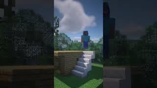 Крутой дом для выживания в стиле high-tech #youtube #minecraft #shorts