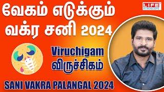 Sani Vakra Palangal 2024 | Viruchigam Rasi | சனி வக்ர | June 29th to Nov 15th | Life Horoscope