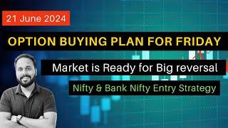 NIFTY PREDICTION FOR TOMORROW & BANKNIFTY ANALYSIS FOR 21 June 2024 | MARKET ANALYSIS FOR TOMORROW