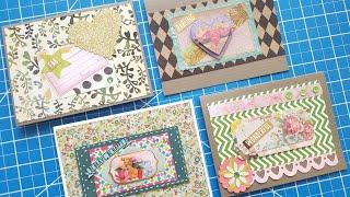 Turning Embellishments into Cards | Using Scraps, Stash & Happy Mail