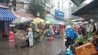  Vietnamese traditional market on a rainy day #kieunyvlog #vietnamlife #kieunyttti