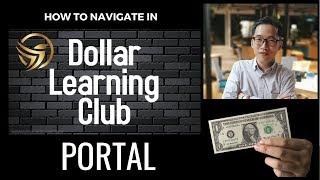 How to navigate in Dollar Learning Club Membership Portal with Desmond Loy