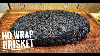 No Wrap Brisket | Offset Smoker