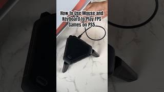 How to Use Mouse and Keyboard to Play FPS Games on PS5 #playstation #ps5gameplay #rainbowsixsiege