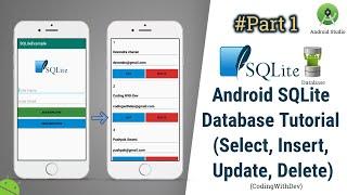 Android SQLite Tutorial | Android CRUD Tutorial with SQLite (Create, Read, Update, Delete) | #Part 1