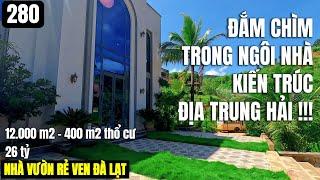 Khu biệt thự nghỉ dưỡng này đẹp quá 12.000 m2 400 m2 thổ cư 26 tỷ không gian xanh |Đất ven Đà Lạt