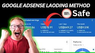 Updated Adsense Loading Method [95% Secure work] | New method 2024