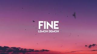 Lemon Demon - Fine (Lyrics)