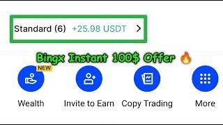 100$ Instant Withdraw  New Airdrop Instant Withdraw  New Crypto Loot  Bingx Exchange Offer