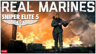 LIVE - SNIPER ELITE 5 - WITH A REAL SNIPER IN MY TEAM