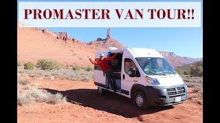 SELF CONVERTED 136 INCH RAM PROMASTER 1500 HIGH ROOF DIY BUILD FOR FULL TIME VAN LIFE!!! VAN TOUR!