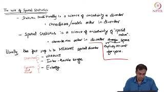 Spatial Statistics: measures of variation; spatial random function  #swayamprabha #CH26SP