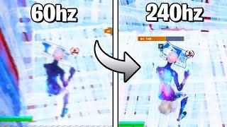 I Went from 60hz to 240hz and This Happend... (INSANE REACTION)