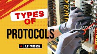 Types of Communication protocols Used in PLC??#modbus