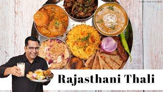 Rajasthani Thali | Great Indian Thali | राजस्थानी थाली | Chef Ajay Chopra | राजस्थानी थाली