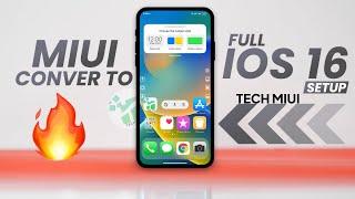 MIUI Convert To IOS 16 Complete Ui | IOS Any Redmi & Poco Device 