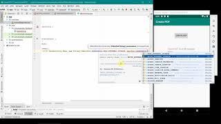 How to create PDF file in your Android App? Complete source code using Android Studio