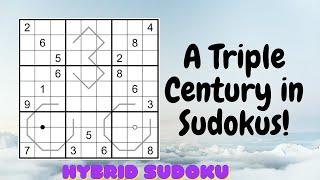 300th special : Hybrid sudoku variant !