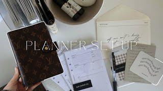 Louis Vuitton MM Agenda Set Up  My content planner & schedule - let's get organised! ️