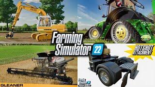 Farm Sim News - Liebherr 902, JD 8RX, Hot Shot Bed, & LAMMA Meetup! | Farming Simulator 22