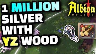 Albion Online - Yellow Zone Wood Cutting 1 Million Silver Per Hour