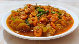 Potol Chingri Recipe || Potol Diye  Chingri Ranna Recipe