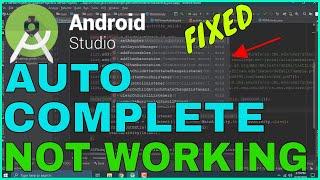 Code completion not working in Android Studio | Code suggestion not working in android studio