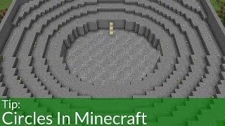 How To Make Circles in Minecraft