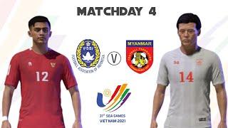 FIFA 22 Indonesia VS Myanmar Sea Games 2021 Vietnam | Indonesia Lolos Semifinal Sea Games 2021!