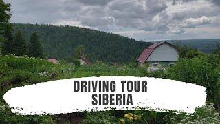 Driving to a village in Siberia in Russia||4k video|| Krasnoyarsk||August 2021 || Part 1