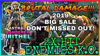 Brutal Late Game Damage of Irithel | Astral Wanderer | CEMaster | 2019 Big Sale Event | MLBB