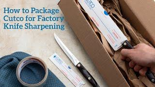 How to Package Cutco for Factory Knife Sharpening