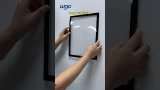 Punch-free poster frame