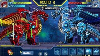 Lắp Ráp Robot Rồng Lửa vs Robot Rồng Băng - Ice Dragon Robot vs Fire Dragon Robot Gameplay