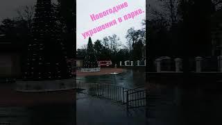 Новогодние украшения в Парке. Таганрог