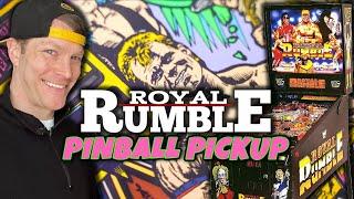 New Pinball Machine Pickup - Data East WWF Royal Rumble Pinball!