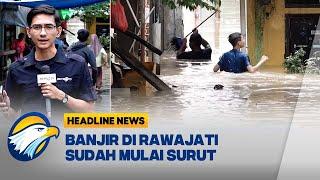 Curah Hujan Tinggi, Permukiman Warga di Rawajati Terendam Banjir