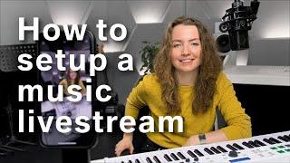 How to setup a music livestream using CONNECT 6