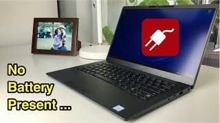 How to fix “No battery is detected” & “No battery present” errors on laptop computers.