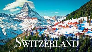 Switzerland 4K - Relaxing Travel Video with Calming Nature Music