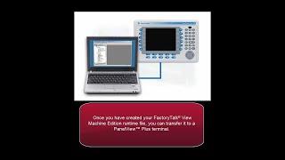 PanelView Plus & FactoryTalk View ME Introduction - Download Runtime Application to the Terminal