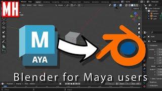 Blender tutorial for beginners : How to use MAYA navigation in BLENDER